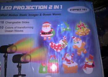 Projektor świąteczny LED LASER 18 animacji Nowy