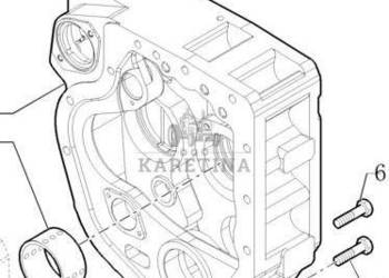 New Holland T7000 T7030 Obudowa Wewnętrzna Skrzyni Biegów Sekcja Pośrednia…