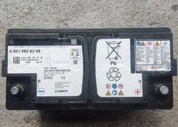 Akumulator agm Mercedes A001 982 82 08