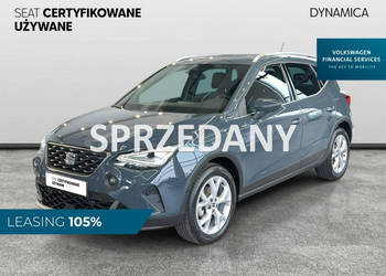 Seat Arona VAT 23% FR 1.0TSI 115KM DSG 2024/2025 r., salon PL, I właściciel