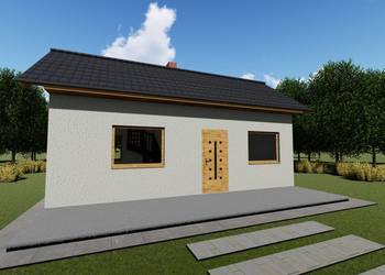 Projekt domu ZG82 - na zgłoszenie (5m na ROD)