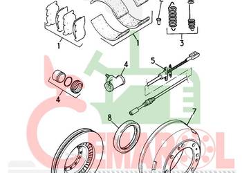 Oring uszczelka tłoczka zacisku hamulcowego 5000587985