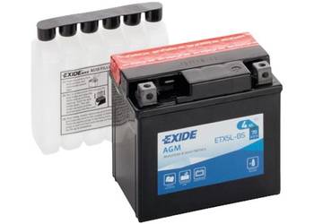 Akumulator Exide Moto AGM 12V 4Ah 70A P+ ETX5L-BS