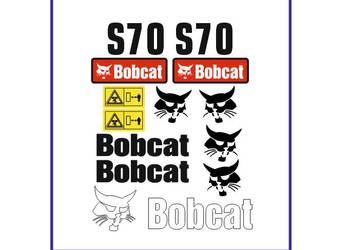 Naklejki Bobcat S70 Miniładowarka ładowarka kołowa Zestaw Nalepki