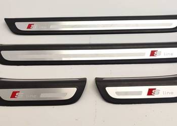AUDI Q5 8R LISTWY PROGOWE KOMPLET S-LINE 8R0853375C 8R0853374C