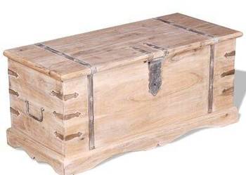 vidaXL Skrzynia z drewna akacjowego(SKU:244053）