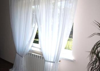 FIRANY GOTOWE firanki woal lamówka gipiura 250/600
