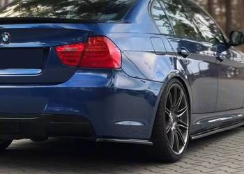 BMW E90 E91 M Pakiet Splitter Splittery Listwy boczne tył