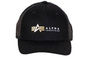 ALPHA INDUSTRIES czapka trucker FOIL PRINT czarna za 134 zł