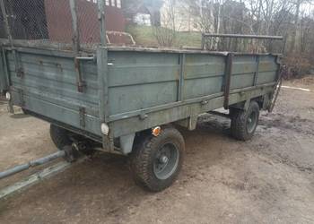 Rozrzutnik obornika dwuosiowy Agromet Czarna Białostocka 4t