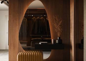 Lustro PERLÉE LED – eleganckie, designerskie lustro o organicznym kształcie