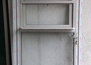 drzwi aluminiowe z oknem do apteki szkoły baru na stołówkę