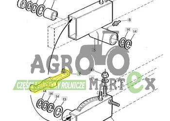 Z47501 PROWADNICA ŚLIZG JD
