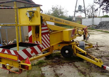 Podnośnik koszowy na przyczepie Koszalin PK-12B zwyżka podest ruchomy