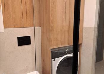 Meble łazienkowe jasnobrązowe dąb hudson złoty