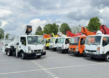 Nissan Cabstar Podnośnik Koszowy 27m RUTHMANN TB 270.3 Zwyżka UDT Wumag GS…