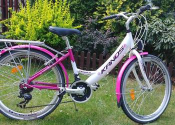 Rower Kands Amelka 24" Różowo-Biały