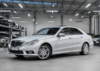 Mercedes E 500 5.5 V8 388KM. Bezwypadkowa. Stan kolekcjonerski. W212 (2009…