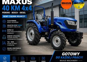 NOWY MAXUS 40 KM 4x4 | Perkins | BOSCH | Napęd 4x4