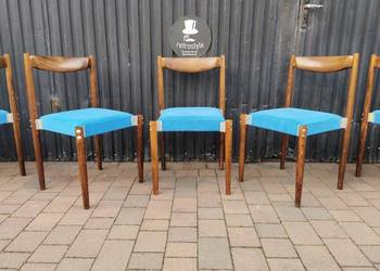 Designerskie krzesła sztaplowane, M. Navratil- Czechosłowacja '60, PRL