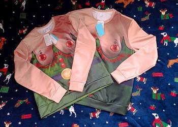 Zestaw bluza bluzy dla par śmieszne świąteczne bombka kobiety mężczyźni