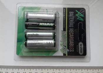 Akumulatorki Ni-MH 1,2V, AA 1800mAh 4sztuki w opakowaniu RAPTOR R-S659, Pow