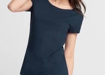 Granatowy t-shirt Orsay