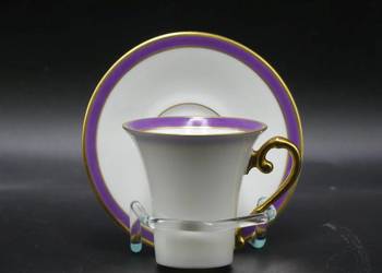 Zjawiskowa elegancka mokka Hutschenreuther, stan witrynowy 1925 - 39