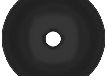 vidaXL Umywalka łazienkowa, ceramiczna, matowa czerń(SKU:146986)