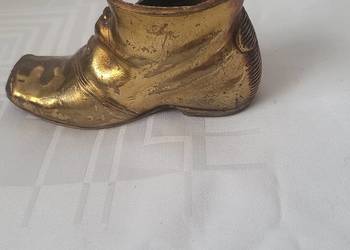 Figurka stary but , trzewik  mosiądz- 300g Figurka stary but , trzewik  mosiądz- 300g