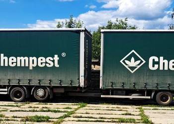 Scania R480, 6x2 + przyczepa tandem  Wielton zab. Wecon
