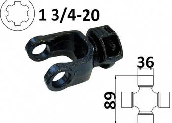 Widłak ciągnikowy 1 3/4-20, na krzyżak 36x89 APLW25003/420Ś