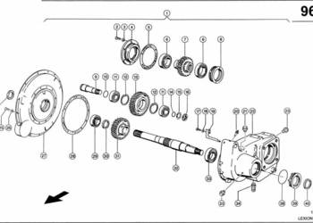 Claas Lexion 560 OŚ POŚREDNIA 0006375040 (Silnik 3126b; przekładnia rozdzi…