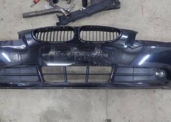 bmw e60 e61 zderzak przód schwarz2 bez pdc kompletny