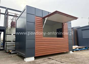 NOWY Pawilon Handlowy Kontener Gastronomiczny Burger Kebab 8m2 - OD RĘKI!