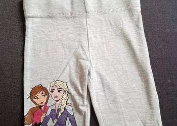 Krótkie letnie legginsy leginsy Frozen Elsa i Anna