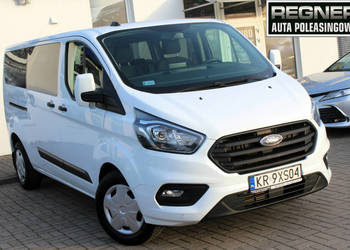 Ford Transit Custom 9-osob. L2 130KM Salon PL FV23% 1WŁ Android/Apple Temp…