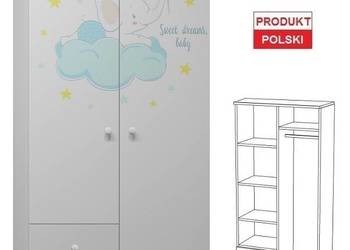 SWEET BABY 9 - N8 szafa dziecięca 80x53 w.190
