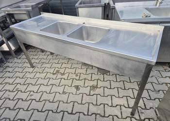 Zlew Gastronomiczny 2 Komory Centralne 190/60/85 M
