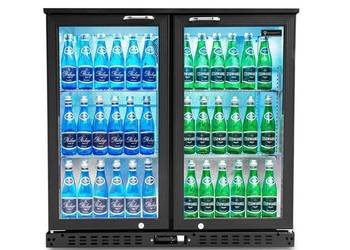 Witryna chłodnicza chłodziarka podblatowa RQ-208HC lodówka 205ltr.