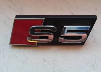 Oryginalny znaczek emblemat w grill Audi S5 8T0853736