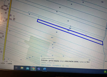 Działka rola 0,77 ha w Jabłonowie gm. Policzna.