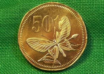 Papua Nowa Gwinea 50 toea motyl