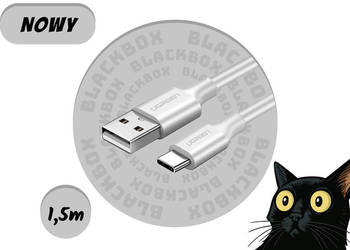 [NOWY] Kabel Ugreen Nickel Plating USB-A/USB-C [1,5m]