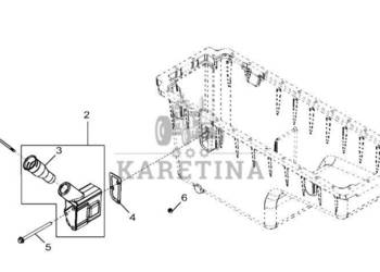 John Deere 9470RX - Obudowa RE541568 (Silnik)
