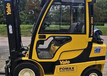 YALE GLP25VX 2.5T 2013r, LPG,Kabina, UDT, Przesuw, Boczny,maszt duplex