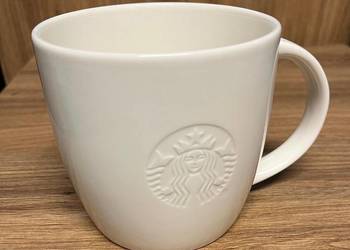 Kubek Starbucks Venti 591 ml – biały, ceramiczny, stan idealny