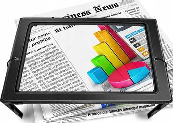 Lupa Powiększająca 5X led na baterie Do Czytania Gęsia Szyja