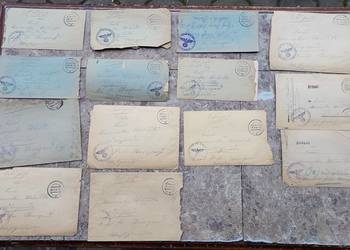 Zestaw 14szt listy 2WŚ 1943-44r Feldpost