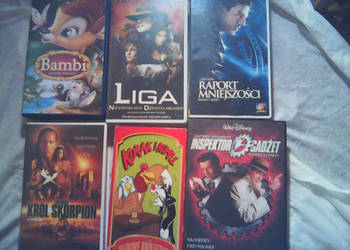 Kolekcja kaset VIDEO VHS , 14 sztuk. NIE WYSYŁAM.